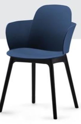 Picture of Navy blue casual chair